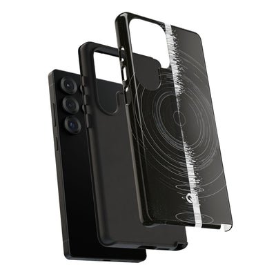 Black Tough Phone Case for Samsung - Obsidian Orbital Signal