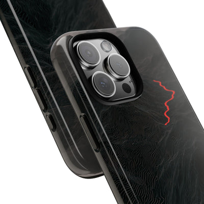 Crimson Ridge Pass · Tough Phone Case for iPhone · Black