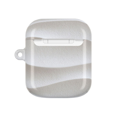 Sculpted Dune Relief · Hard Case for AirPods & AirPods Pro · White