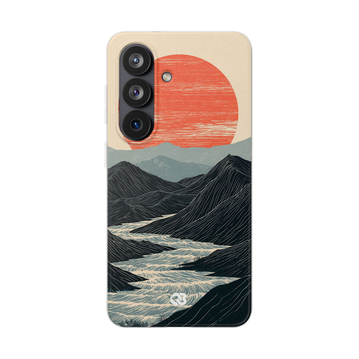 Crimson Ridge Horizon · Lite Phone Case for Samsung · Black