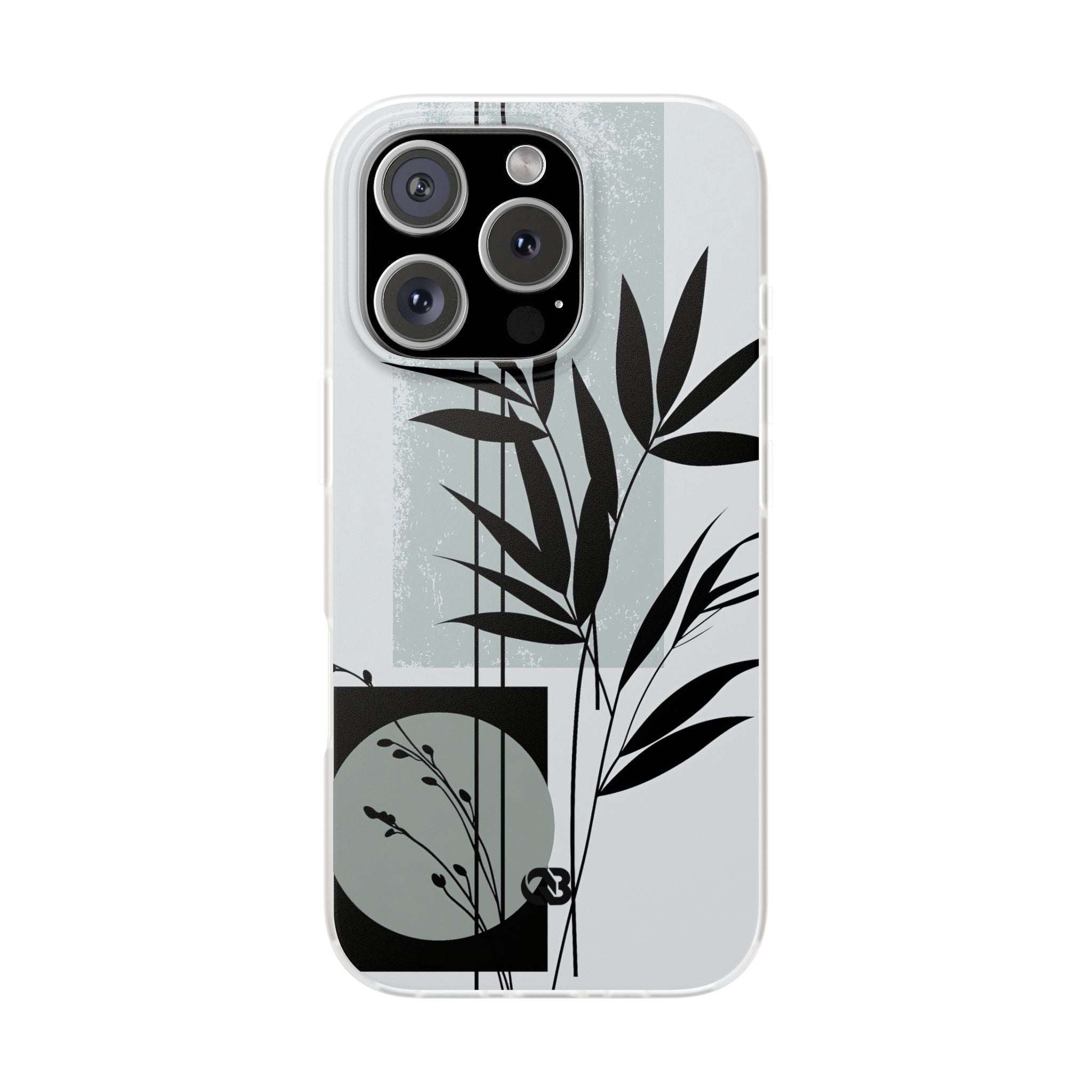 Grey Lite Phone Case for iPhone - Sage Bamboo Noir