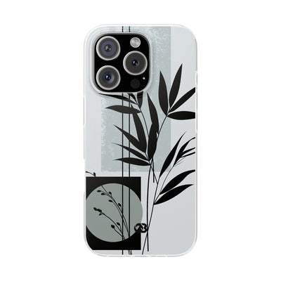 Grey Lite Phone Case for iPhone - Sage Bamboo Noir