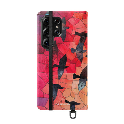Stained Glass Birds - Samsung S25 Ultra Case - Wallet