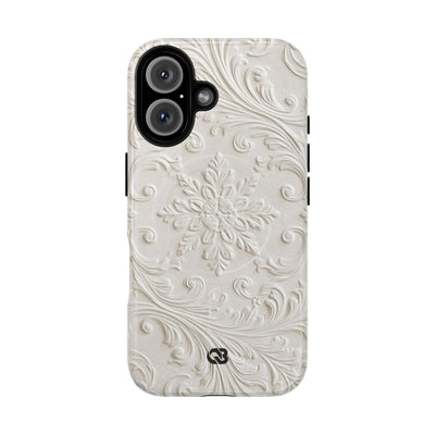 Sculpted Acanthus Relief · Tough 2.0 Magnetic Phone Case for iPhone · White