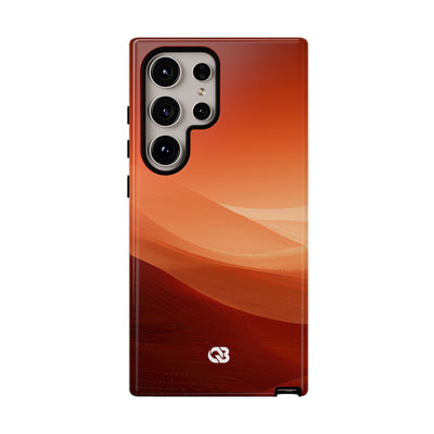 Terracotta Dune Ridges · Tough Phone Case for Samsung · Orange