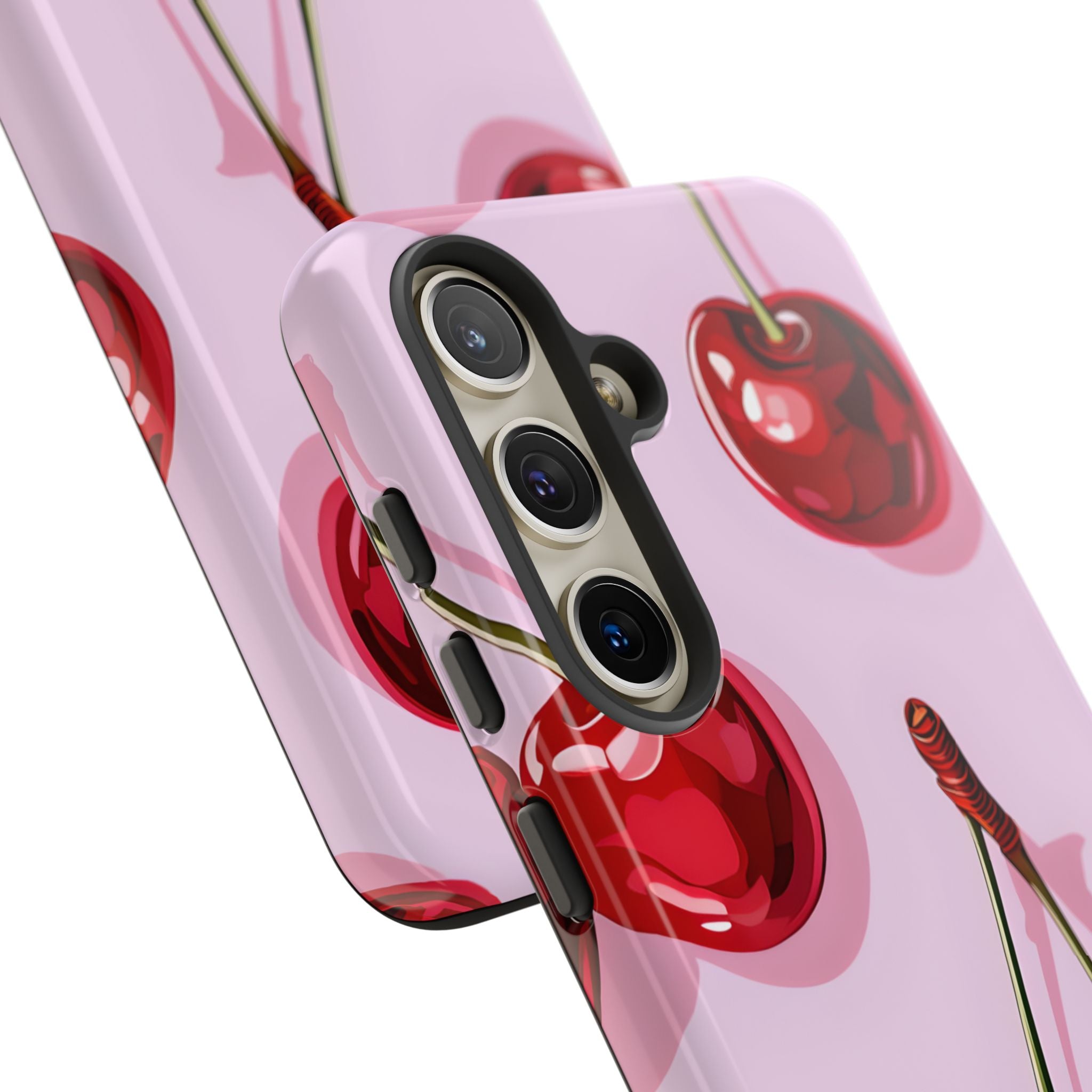 Glossy Cherry Burst Samsung S24 Case - Tough - CASE•BOB