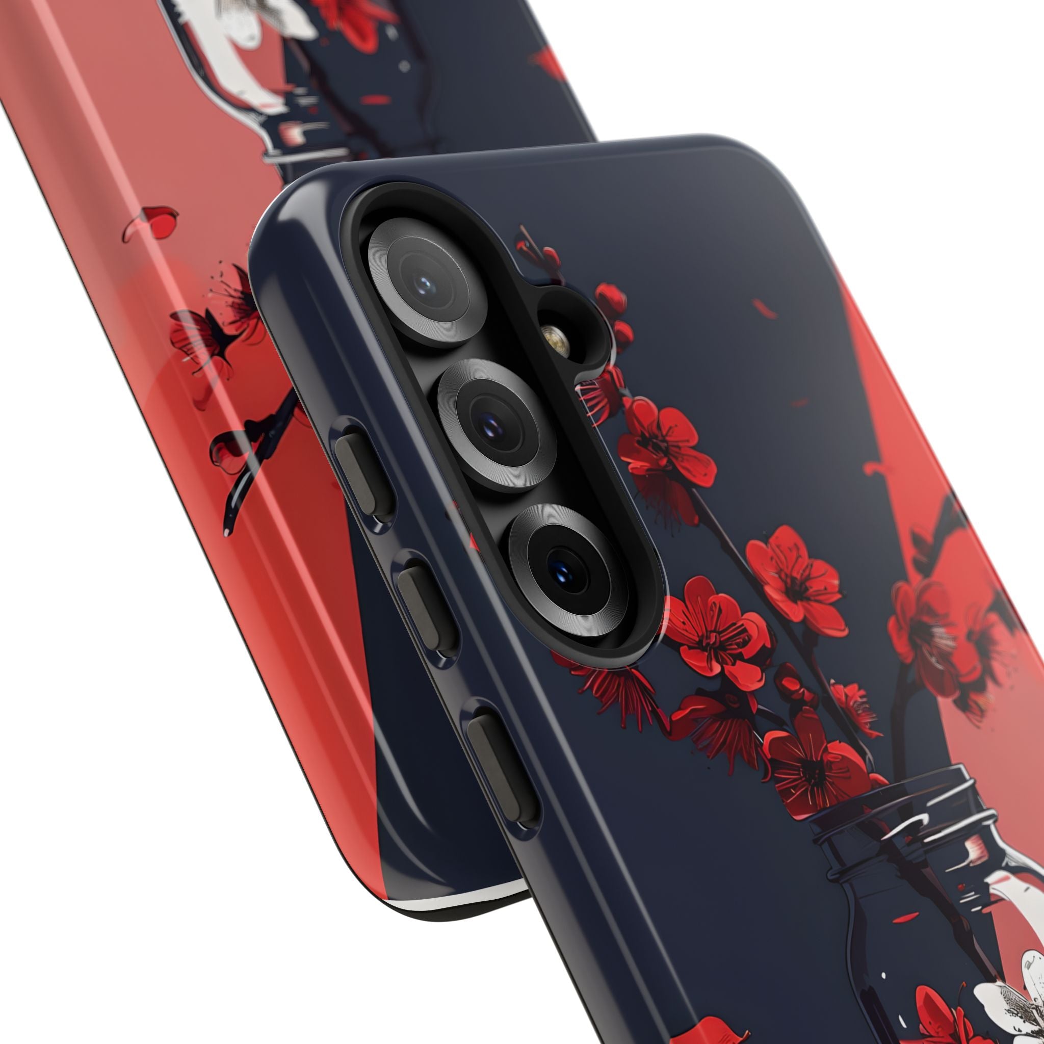 Crimson Blossom Jar · Tough Phone Case for Samsung
