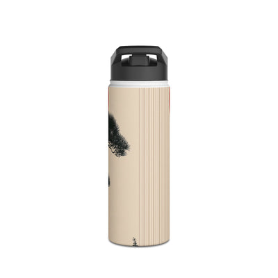 Crimson Sun Bonsai · Insulated Water Bottle · Beige