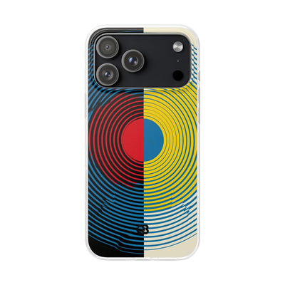 Blue Lite Phone Case for iPhone - Primary Circuit Orbit