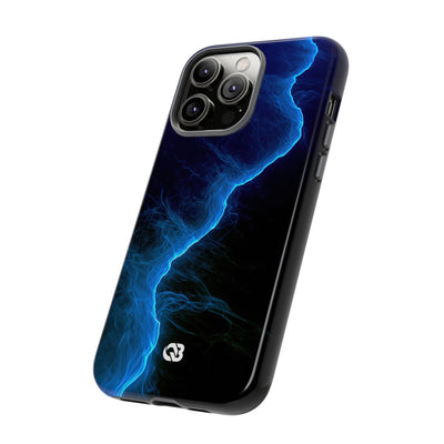 Electric Azure Drift · Tough Phone Case for iPhone · Blue
