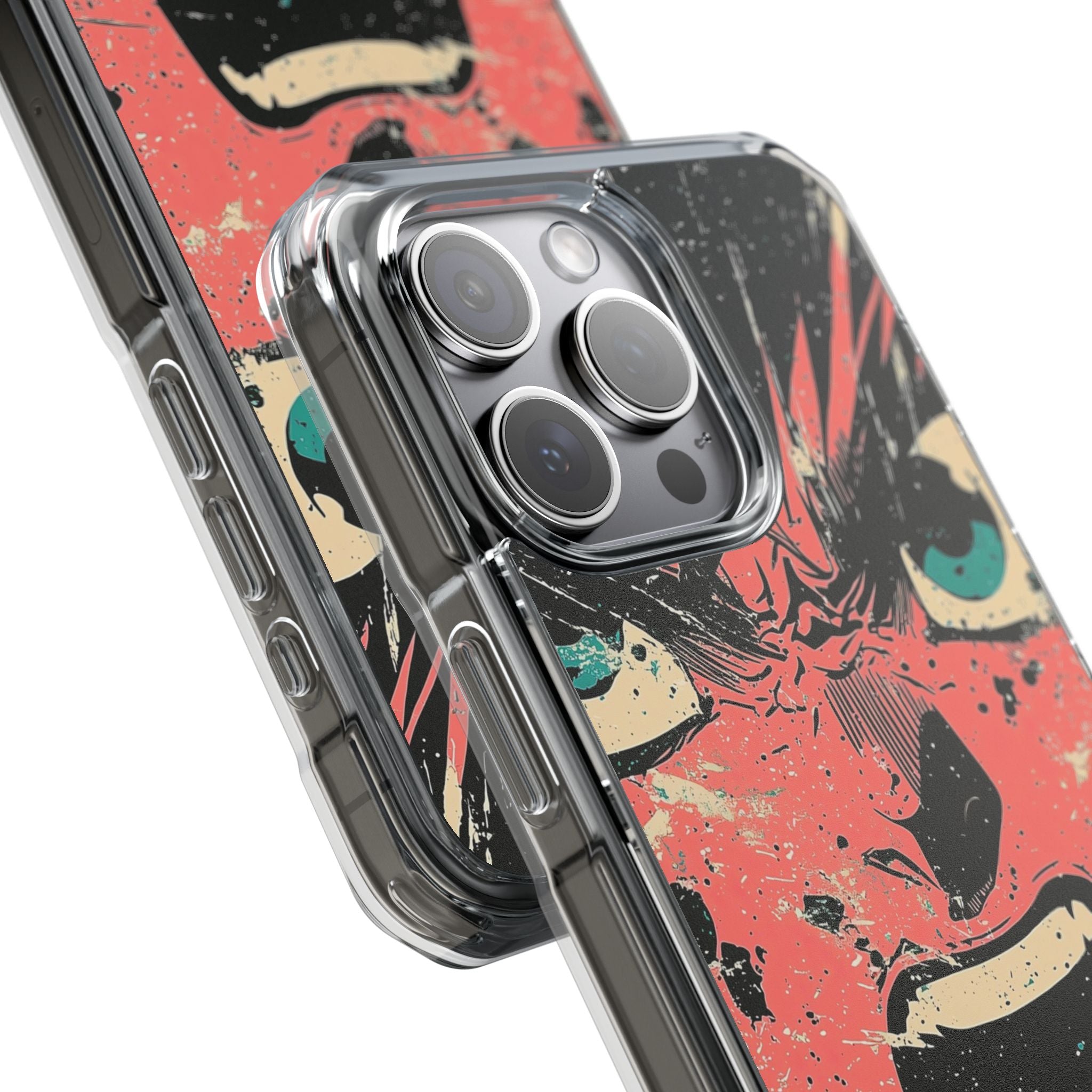 Schreiendes Gesicht Pink iPhone 15 Pro Max Case - Impact