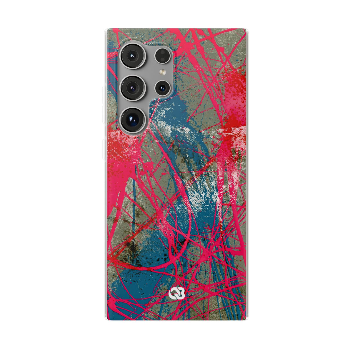 Neon Static Drip · Lite Phone Case for Samsung · Pink