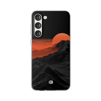 Solar Ridge Mesh · Lite Phone Case for Samsung · Black