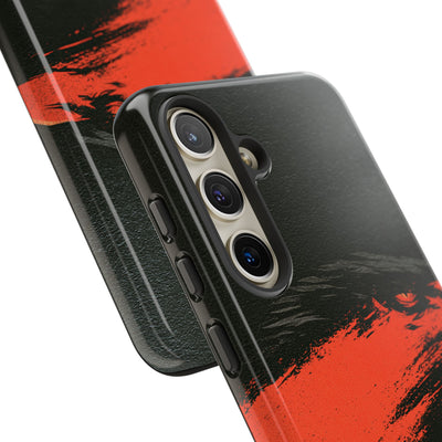 Crimson Raptor Noir · Tough Phone Case for Samsung · Black