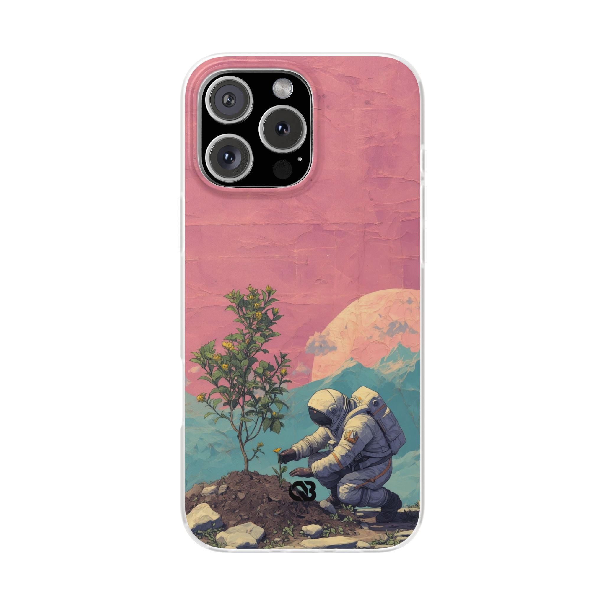 Lunar Pastel Bloom · Soft Phone Case for iPhone