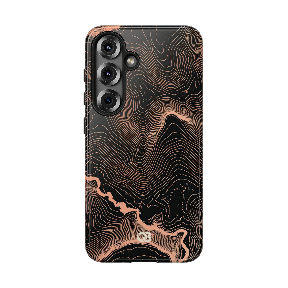 Mesa Elevation Contour · Tough Phone Case for Samsung · Black