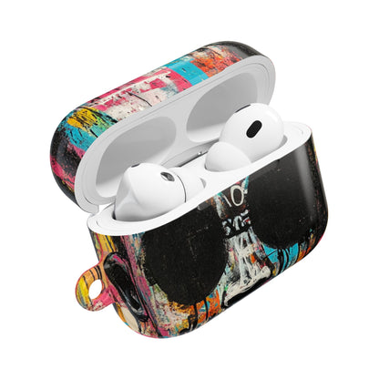 Black Orb Face - AirPods Case