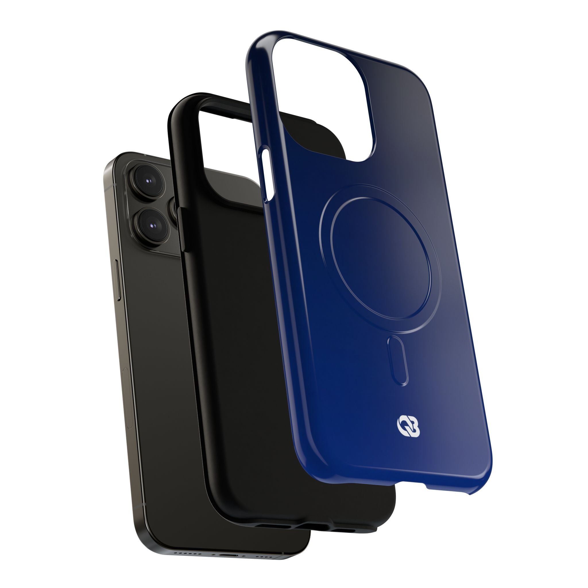 Blue Tough 2.0 Magsafe Phone Case for iPhone - Midnight Cobalt Fade