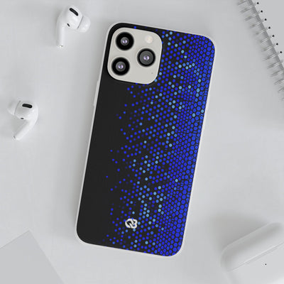 Cobalt Hex Dispersion · Lite Phone Case for iPhone ·  Blue