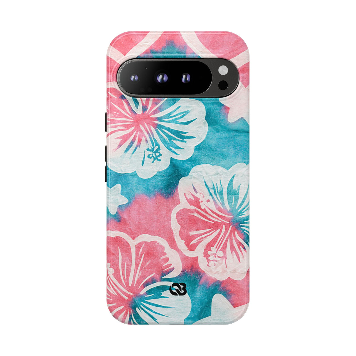 Tropical Hibiscus Bloom · Tough Phone Case for Pixel ·  Teal