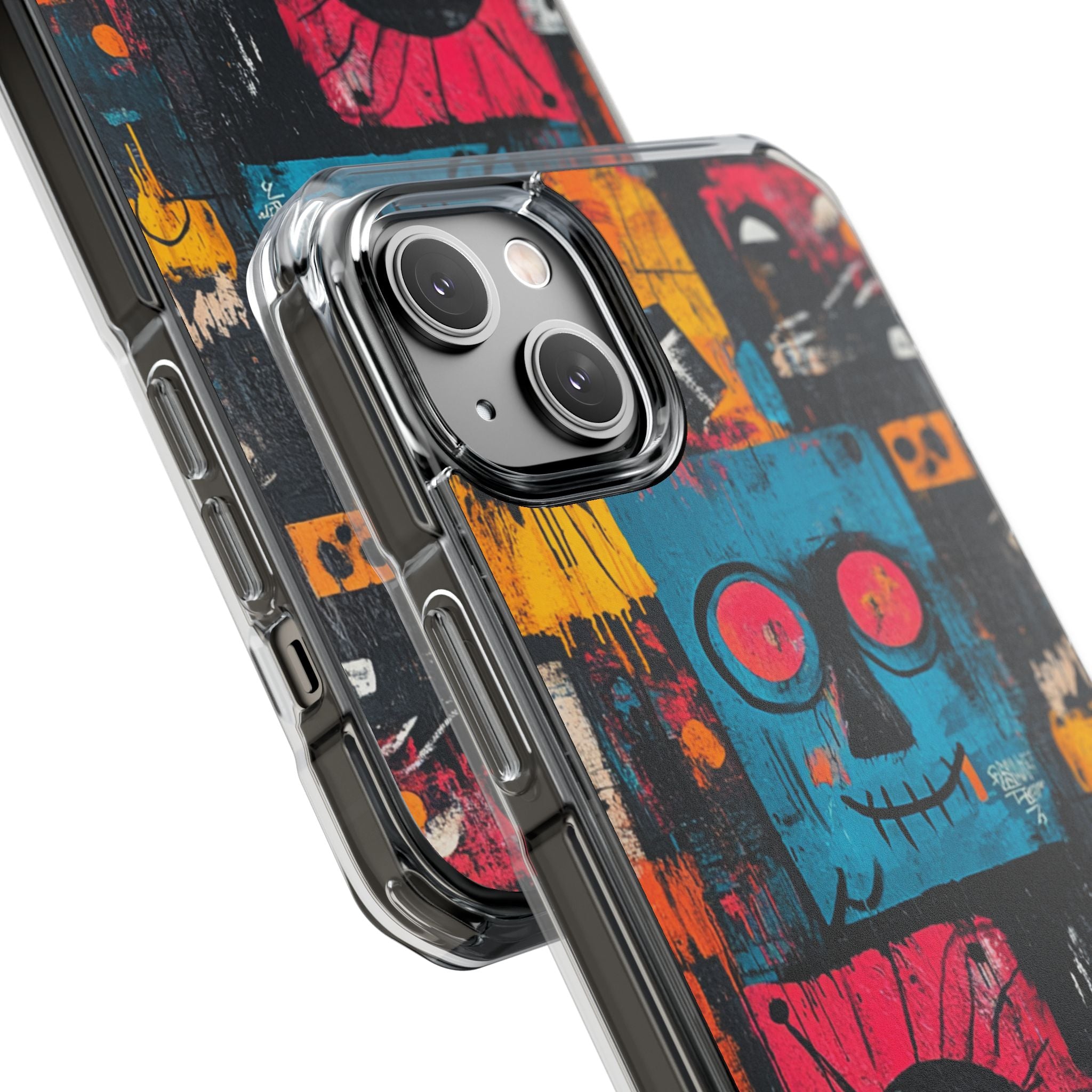 Blue Stitch Smile iPhone 14 Plus Case - Impact