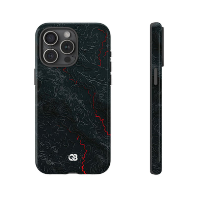 Crimson Rift · Tough Phone Case for iPhone · Black