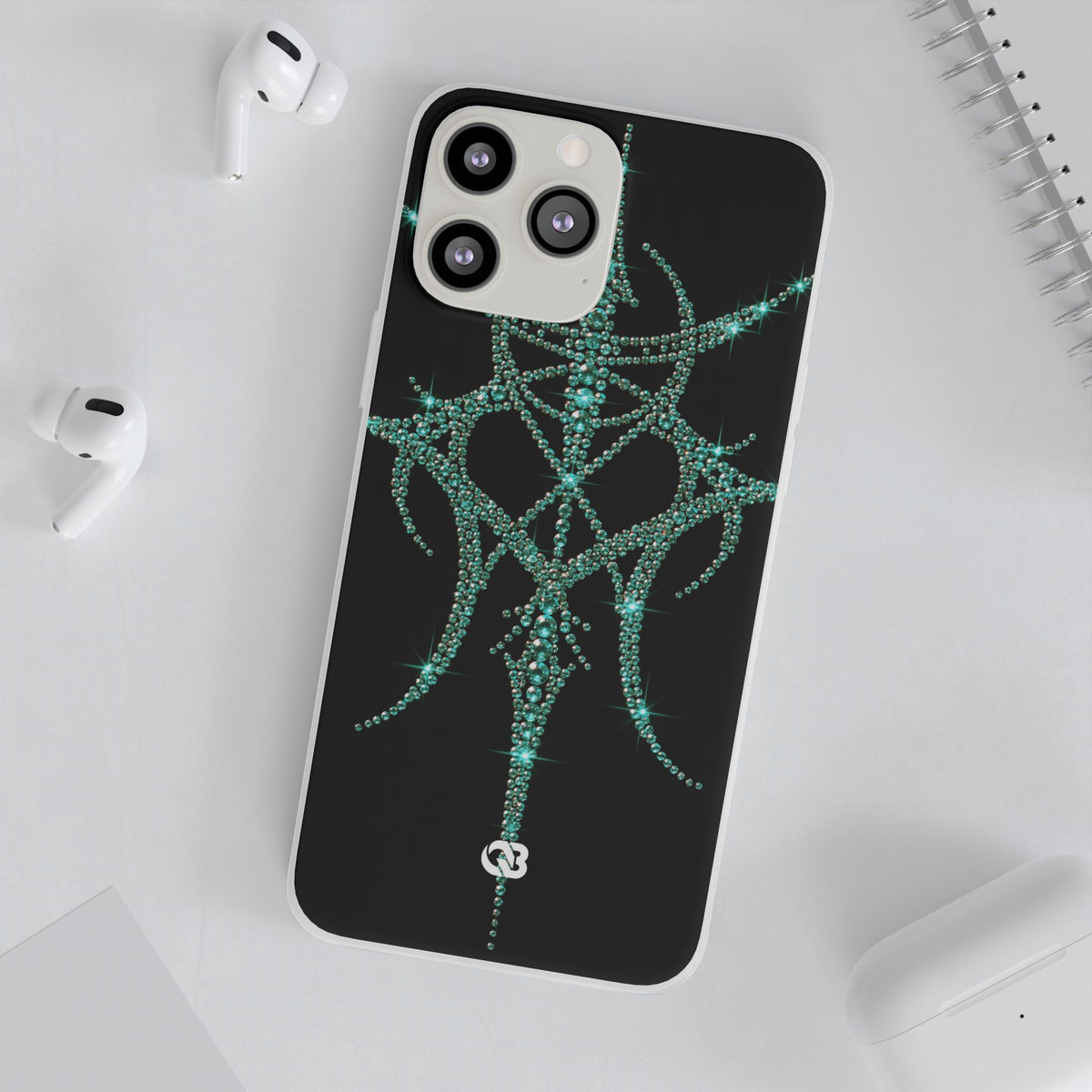 Teal Cyber Sigil · Lite Phone Case for iPhone ·  Teal