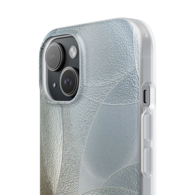 Silver Lite Phone Case for iPhone - Frosted Silver Mosaic
