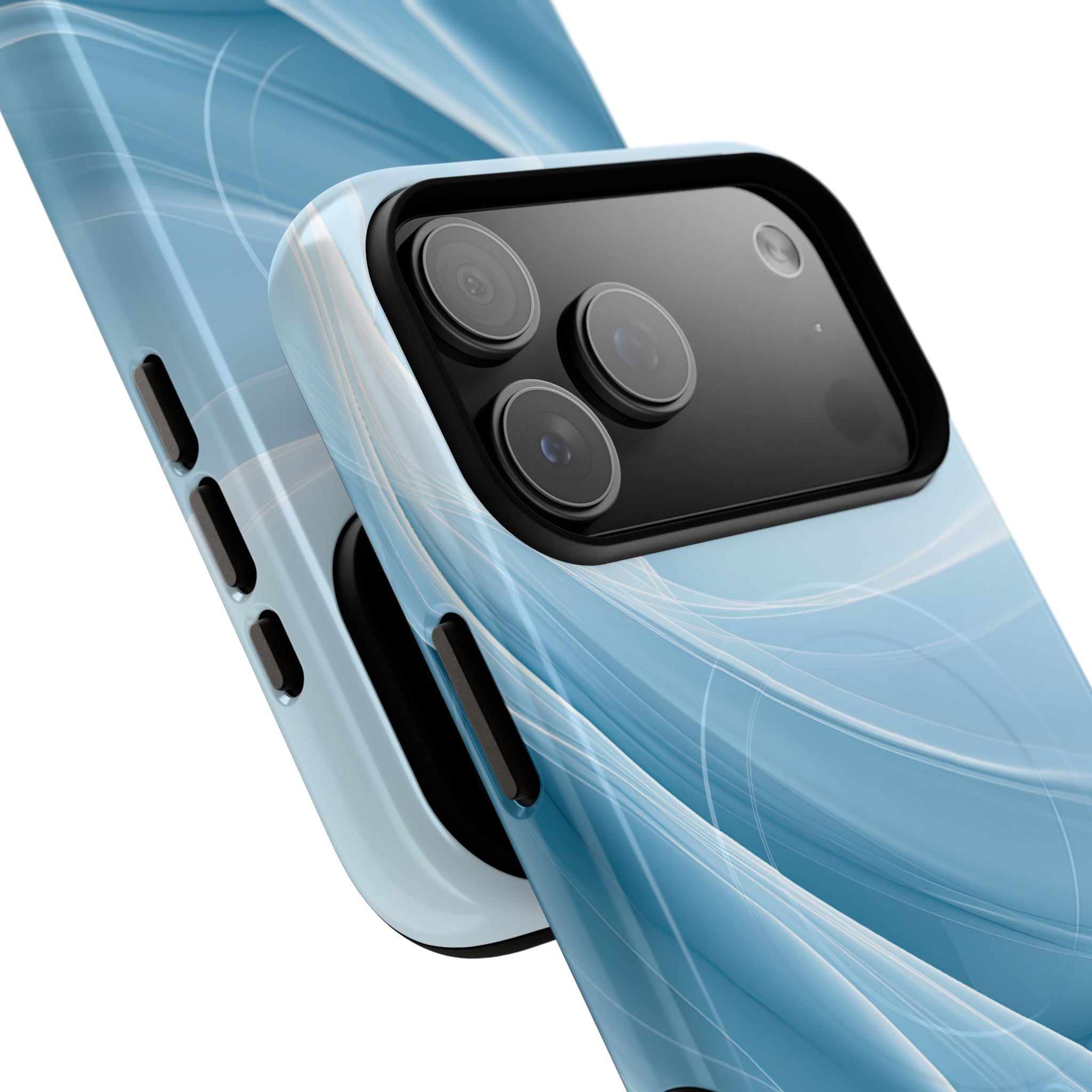 Blue Tough 2.0 Magsafe Phone Case for iPhone - Arctic Silk Drift