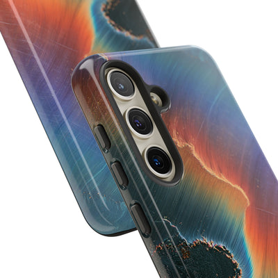 Prismatic Aura Shift · Tough Phone Case for Samsung · Blue
