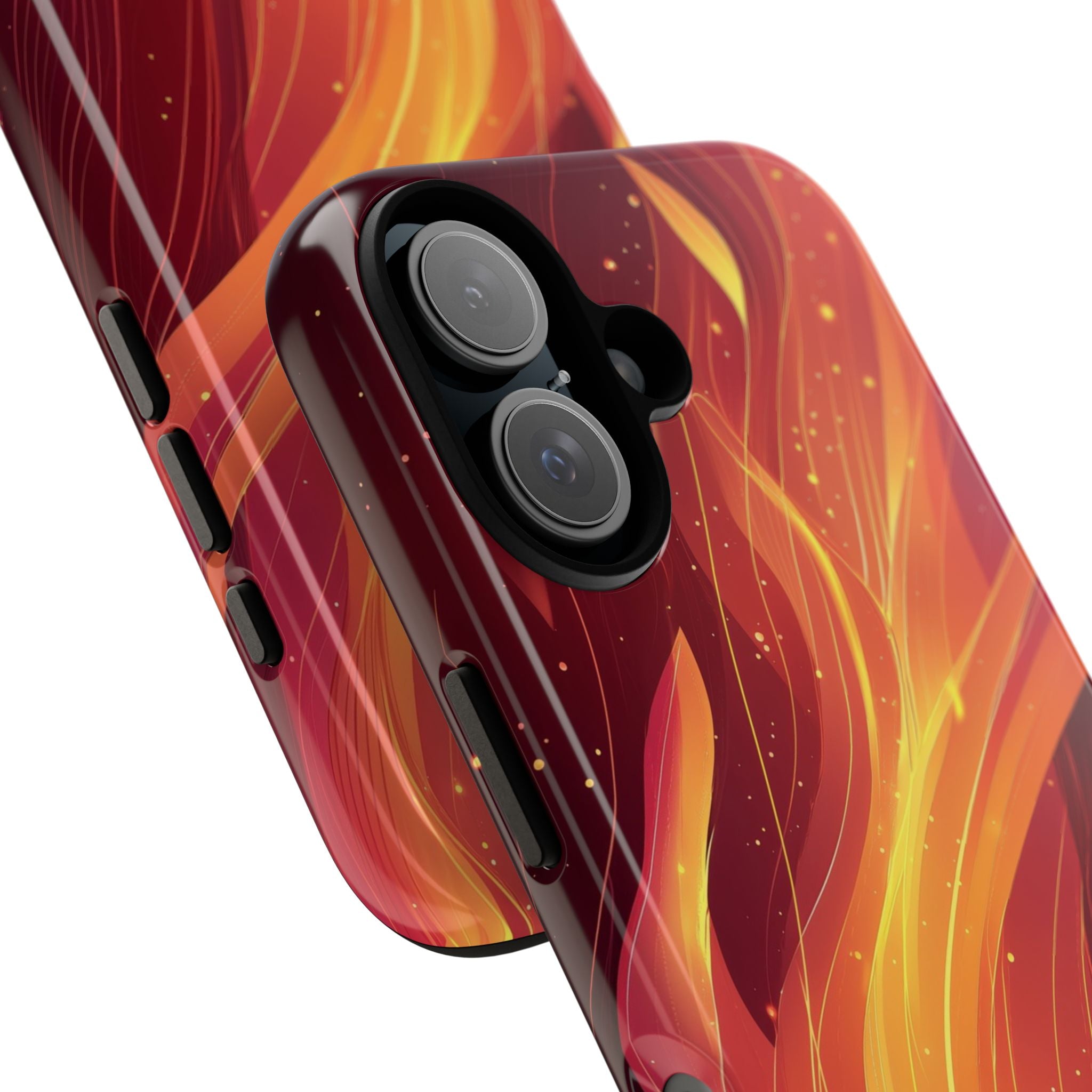 Flaming Flow iPhone 16 Case - Tough - CASE•BOB