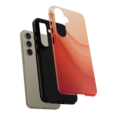 Terracotta Flow · Tough Phone Case for Samsung · Orange