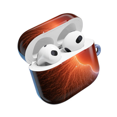 Thermal Aura Pulse · Hard Case for AirPods & AirPods Pro · Blue