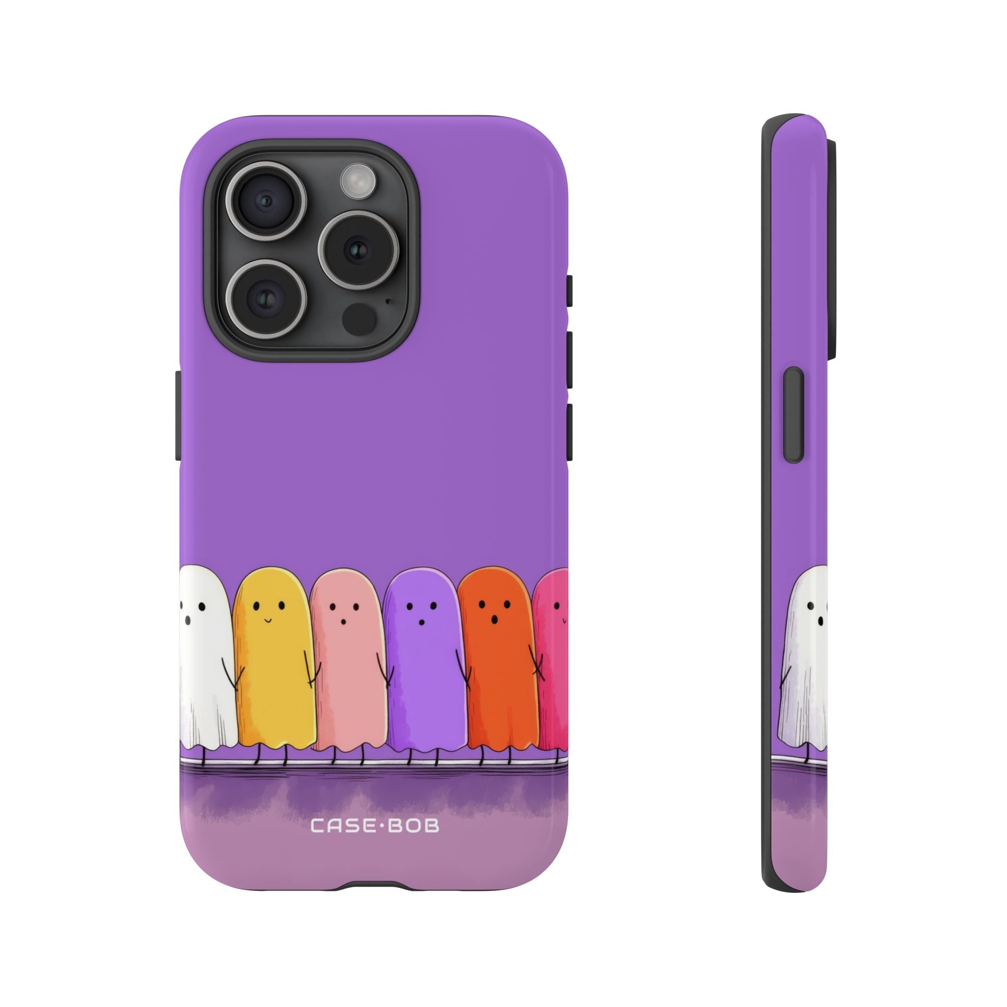 Bunte Geister iPhone 15 Pro Case - Tough