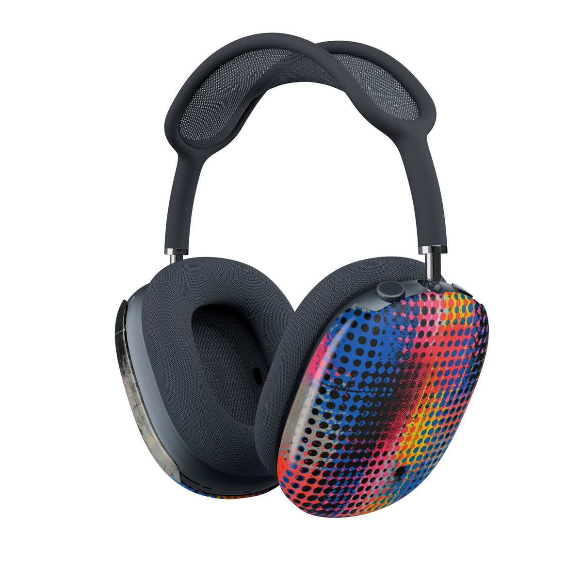 Chromatic Halftone Grid · Hard Case for AirPods Max · Blue