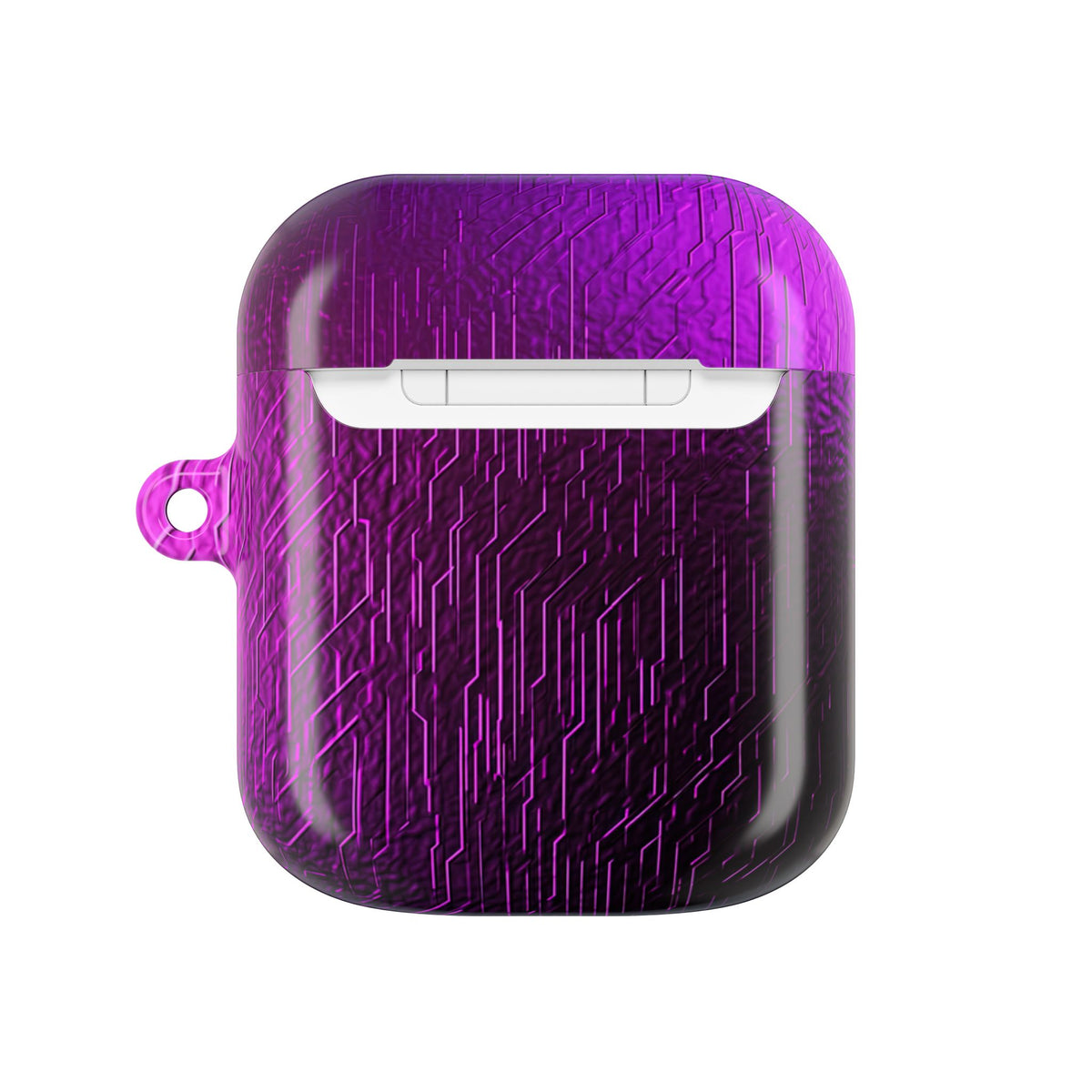 Violet Cyber Circuit · Hard Case for AirPods & AirPods Pro · Purple