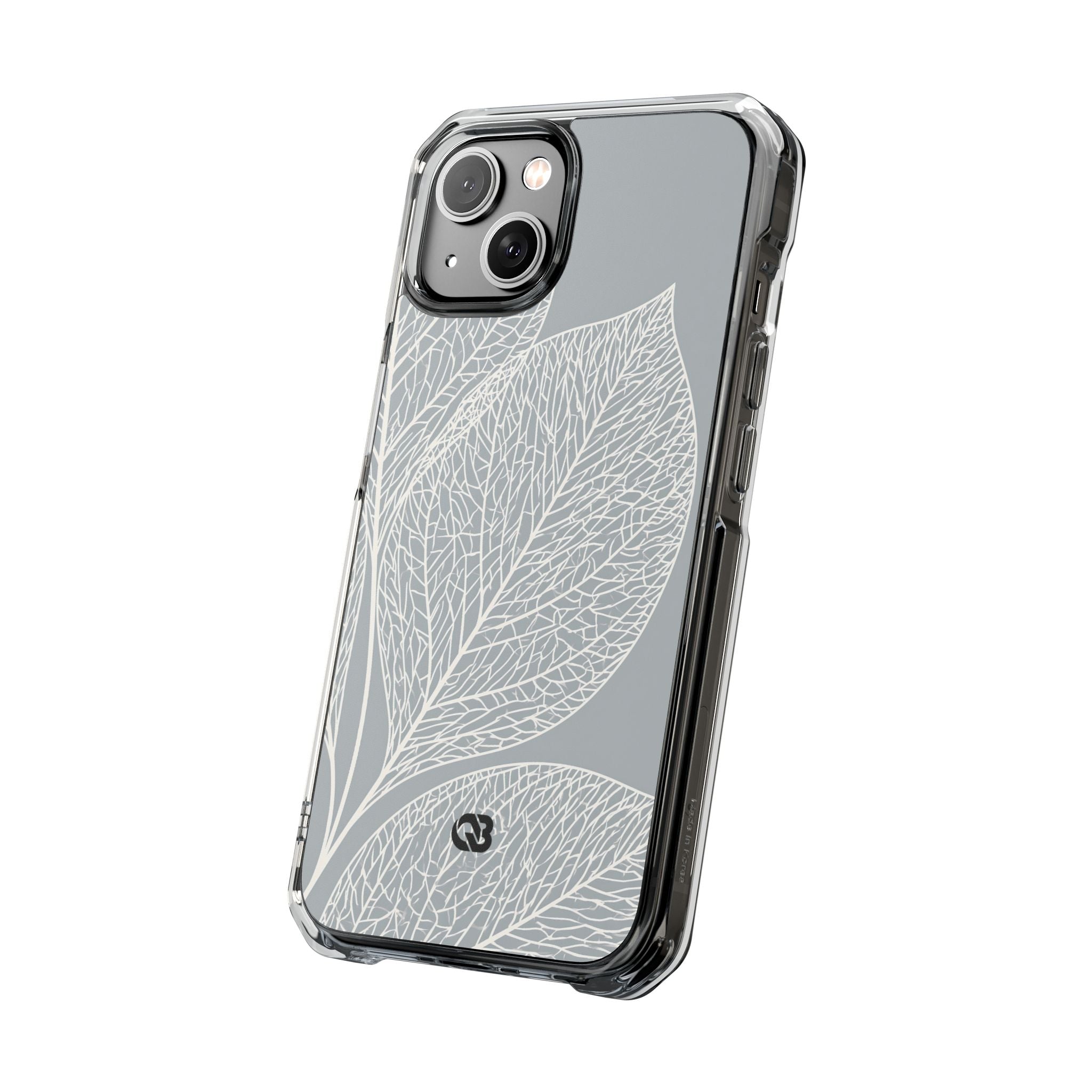 Grey Impact MagSafe Phone Case for iPhone - Frosted Ash Veins