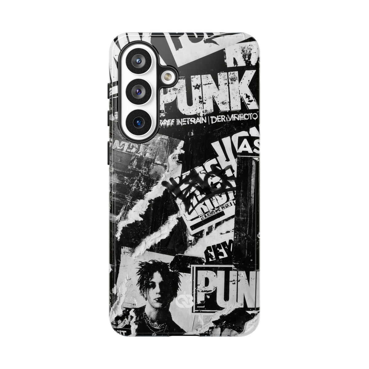 Underground Punk Collage · Tough Phone Case for Samsung · Black