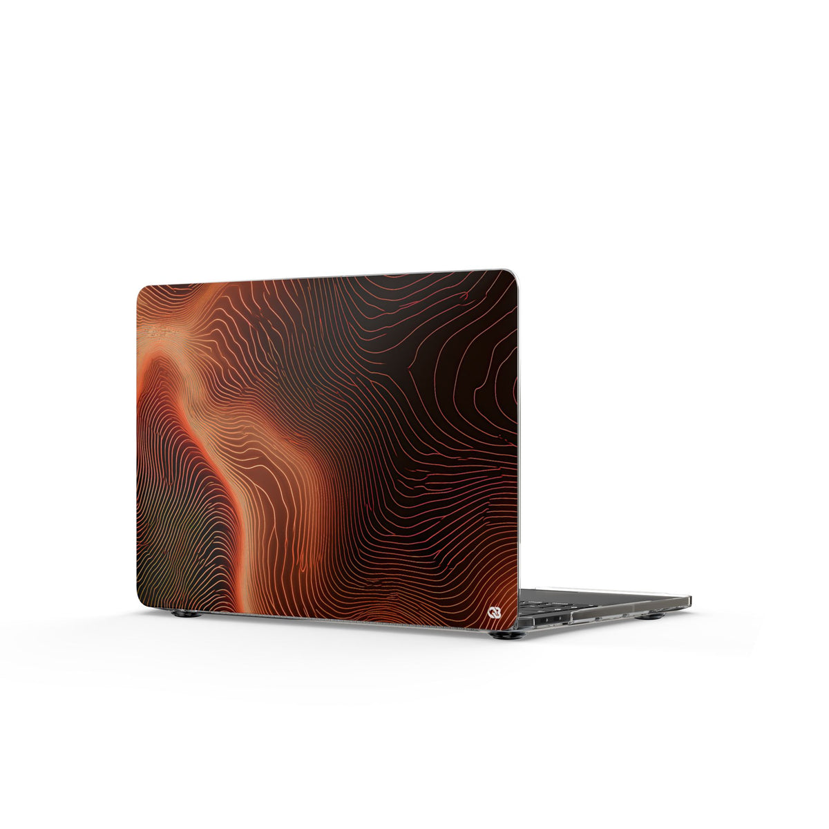 Caldera Ridge · Clear Hard Case for MacBook · Orange