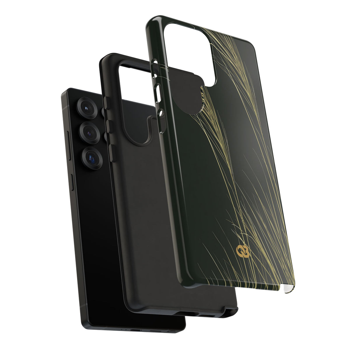 Golden Whispering Reeds · Tough Phone Case for Samsung · Green