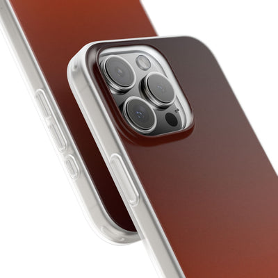Orange Lite Phone Case for iPhone - Obsidian Ember Fade