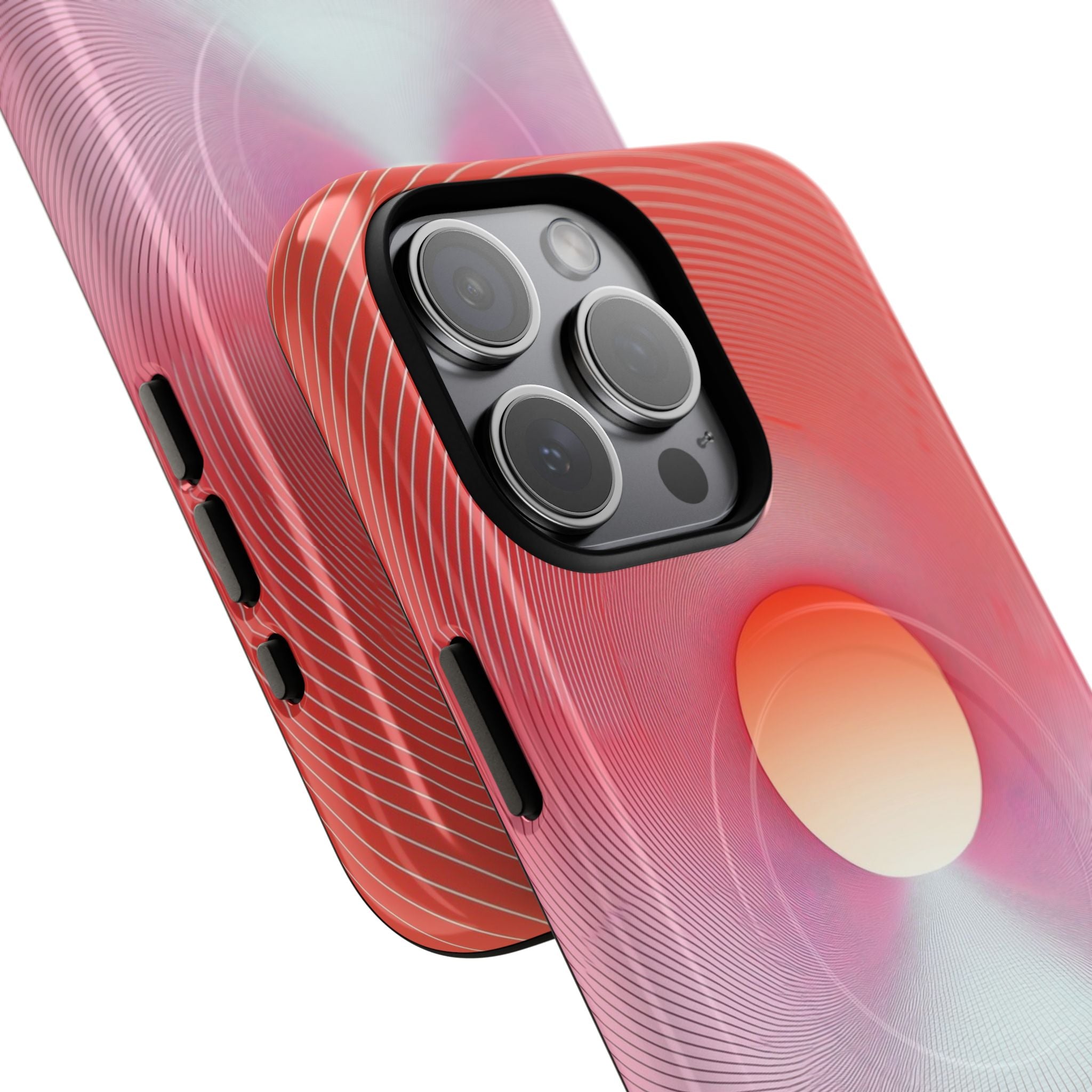 Orange Portal iPhone 15 Pro Max Case - Tough+