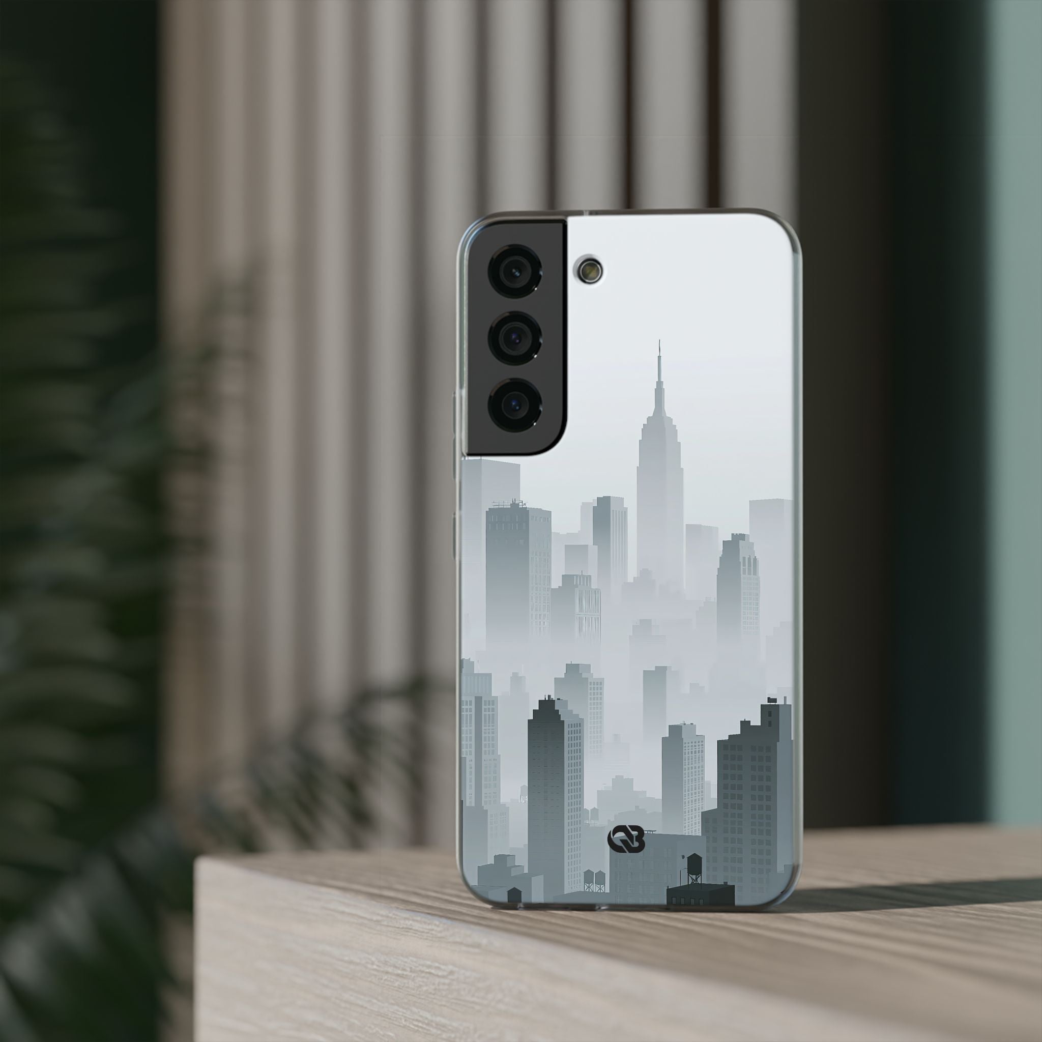 Grey Lite Phone Case for Samsung - Steel Mist Skyline