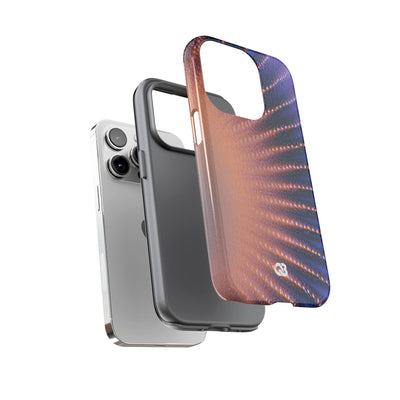 Luminous Aura Burst · Tough Phone Case for iPhone · Blue