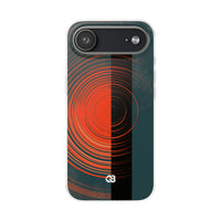 Teal Lite Phone Case for iPhone - Burnt Slate Radial