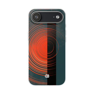Teal Lite Phone Case for iPhone - Burnt Slate Radial