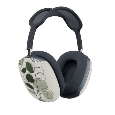Eucalyptus Foliage Study · Hard Case for AirPods Max · Green