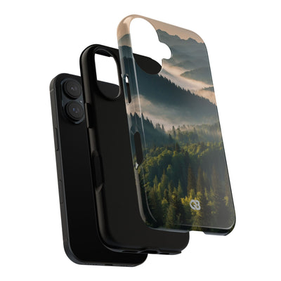 Foggy Mountain Ridge · Tough Phone Case for iPhone