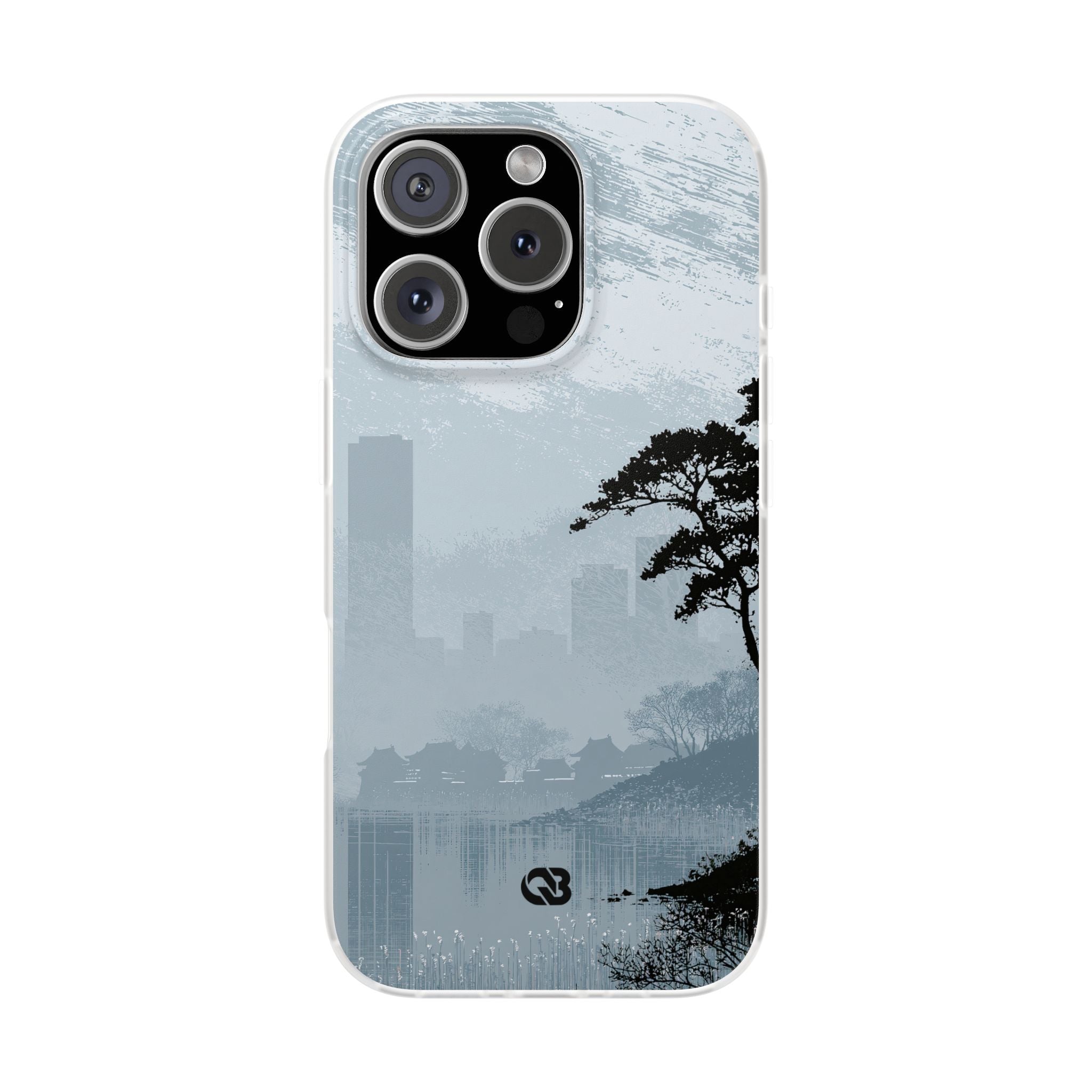 Grey Lite Phone Case for iPhone - Steel Slate Zen