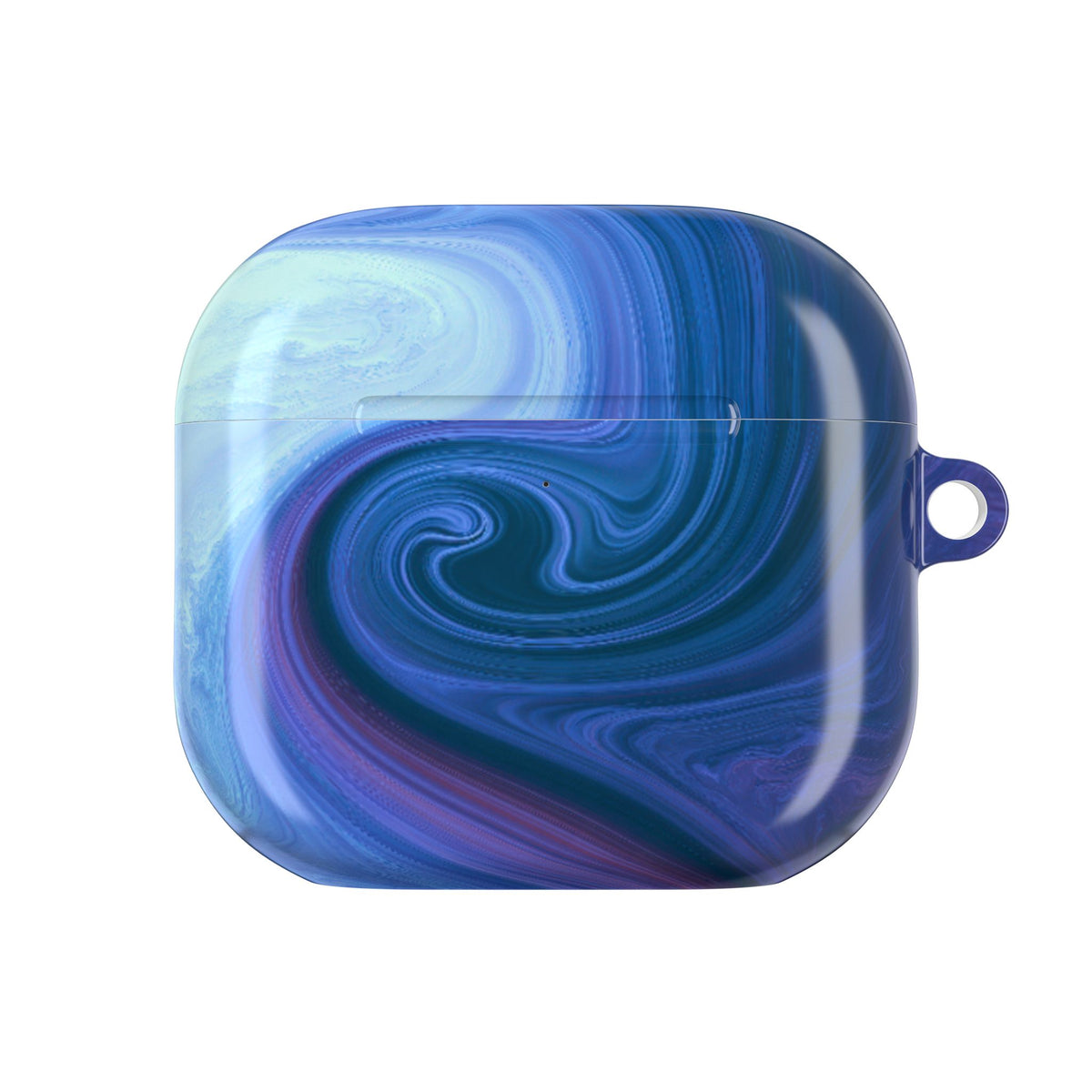 Azure Fluid Swirl · Hard Case for AirPods & AirPods Pro · Blue